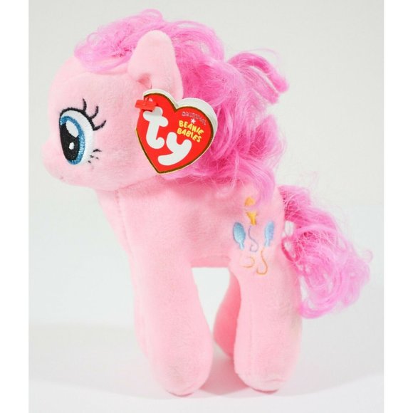 My Little Pony Lot of 11 Assorted Toy Figures + Purse + 7" Ty Pinkie Pie Plush - Picture 4 of 9